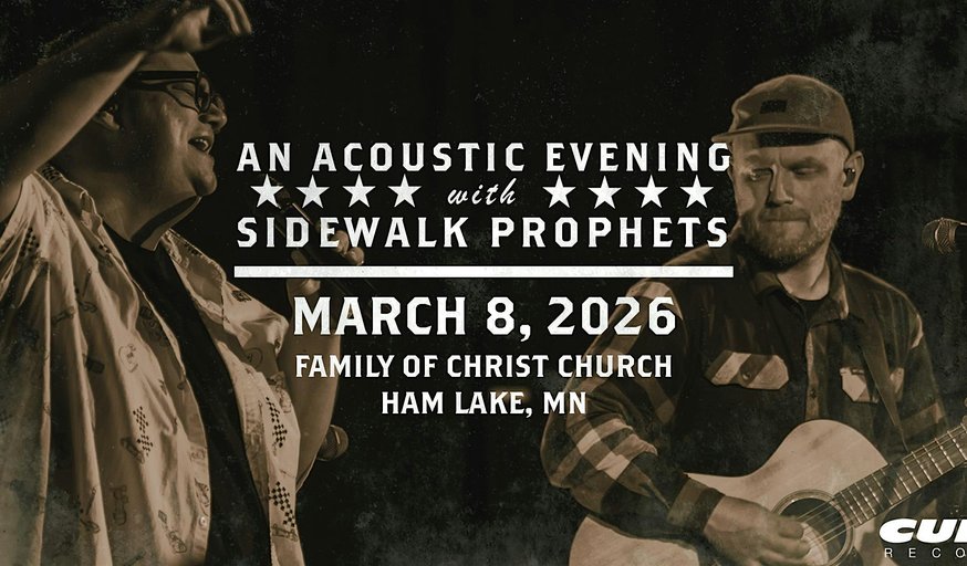 An Acoustic Evening With Sidewalk Prophets-Spring 2026-Ham Lake, MN