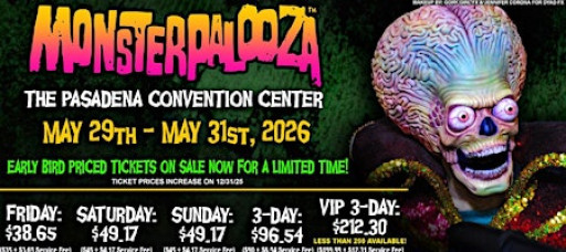 MONSTERPALOOZA - Pasadena  - 2026