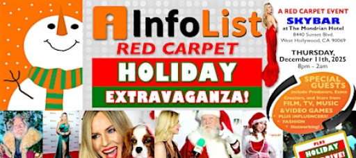 INFOLIST Red Carpet Holiday Extravaganza -  A High-End Networking Event!