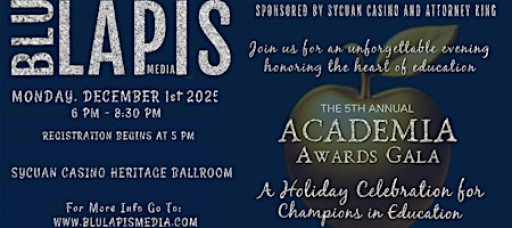 The BLU Lapis Academia Awards Gala  -  Celebrating Champions in Education