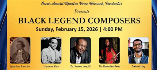 BLACK LEGEND COMPOSERS CONCERT