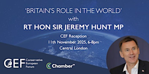 'Britain's Role in the World' with Rt Hon Sir Jeremy Hunt MP