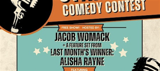 FREE SHOW! Monthly Sioux Falls Funniest Comic Contest #larrybrinkmanaward