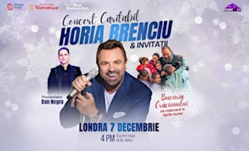 LONDRA-Concert de Craciun cu HORIA BRENCIU si Invitatii
