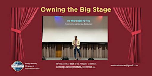 Owning the Big Stage: Public Speaking with Money Mastery