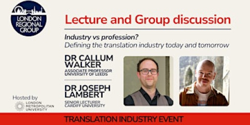 Industry vs profession? Defining the translation industry today andtomorrow
