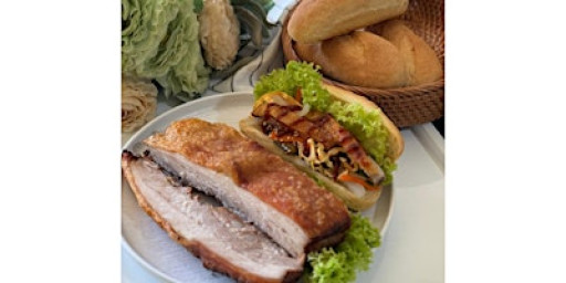 Roast Pork Crackling &  Mini Baguette