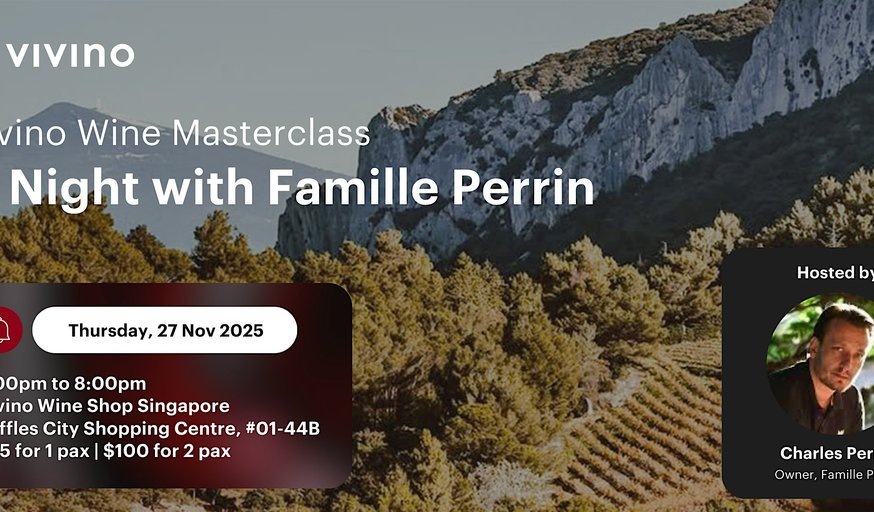 Vivino Wine Masterclass: A Night with Famille Perrin