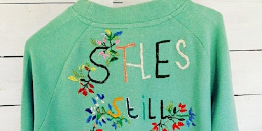 Poetic Upcycling: An Introduction to Hand Embroidery