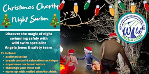 Christmas Charity Cracker Lake Night Swim for Ty-Hafan Hospice