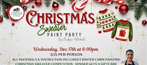 Christmas Sweater Paint Party