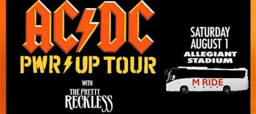 AC/DC CONCERT SHUTTLE BUS from The Palms Resort 8/01/2026