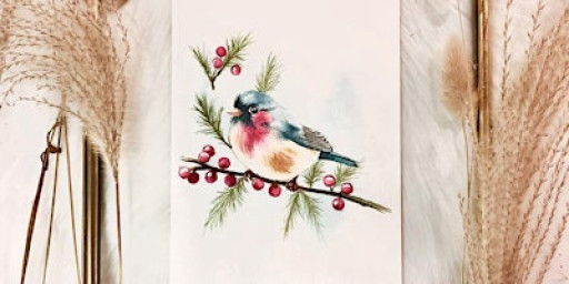 Adult Watercolour Workshop (Snow Bird)