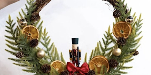 Christmas Wreath-Making & Watercolour Christmas Card