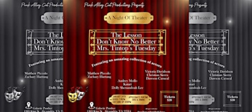 A Night Of Theater: 3 Plays