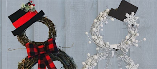 Snowman Grapevine Wreath Workshop