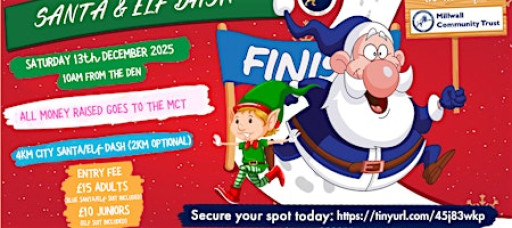 Millwall Community Trust Santa Dash