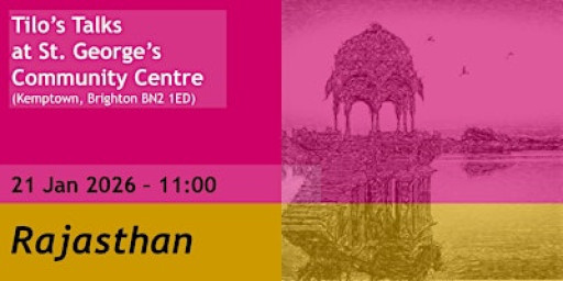 Talks at St. George's: "Rajasthan"