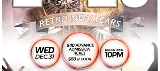 Retroclubnyc New Year's Eve Dance Party 2026 - 70s, 80s, 90s Dance Music