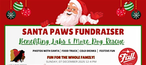 Santa Paws Fundraiser - Photos w/ Santa