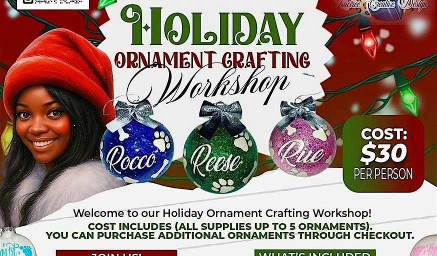Holiday Ornament Crafting Workshop