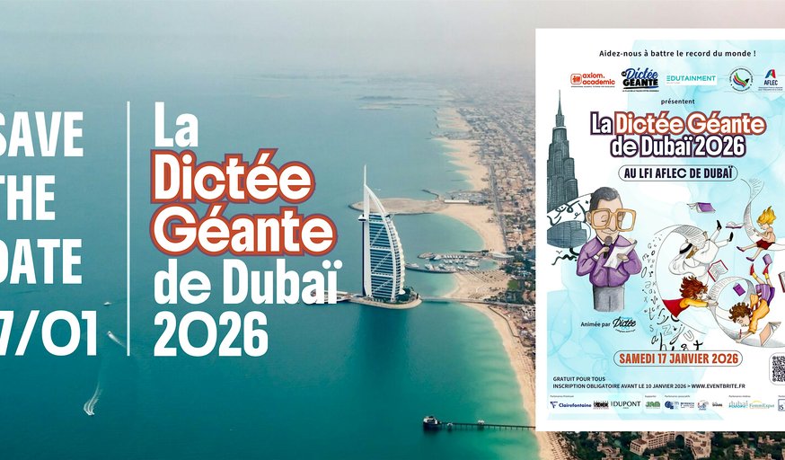La Dictée Géante de Dubaï 2026 – Ouverte à tous