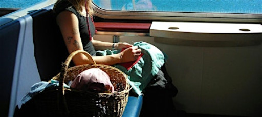 Stitch and Bitch at Sea!