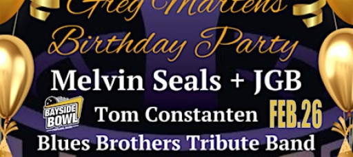 Melvin Seals & JGB w/ Tom Constanten & Blues Brothers Tribute