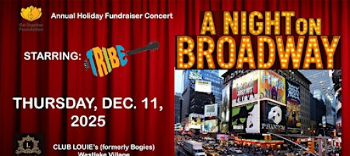"A NIGHT ON BROADWAY" –The Tribe’s Annual Holiday Charity Concert