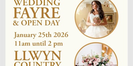 Wedding Fayre and open day at llwyn country house