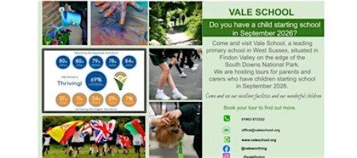 School Tours for Children Starting School in September 2026