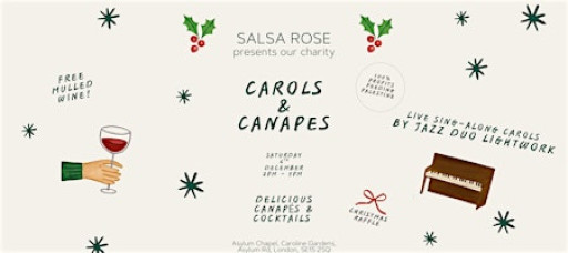 Charity Carols & Canapés with Salsa Rose