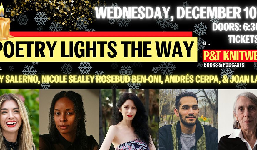 Poetry Lights the Way: A Holiday Poetry Reading, with Carey Salerno & more!