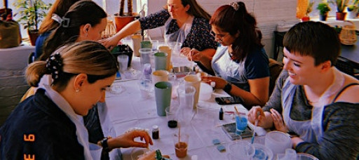 BRSHES, Intro to Winter Inspired Eco Resin Workshop!