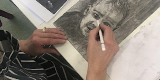 Get Busy at The Hive, a series of one-off workshops: charcoal portraits