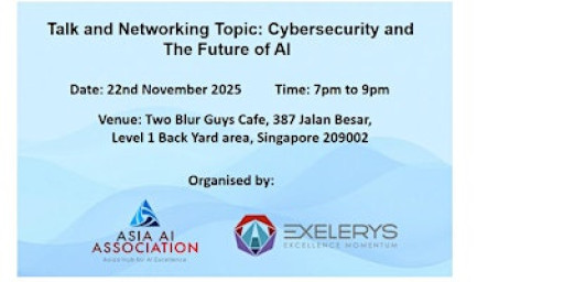AI networking event and talk on Cybersecurity and the Future of AI