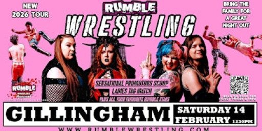 Rumble Wrestling comes to Medway - KIDS FOR A FIVER - LIMITED OFFER