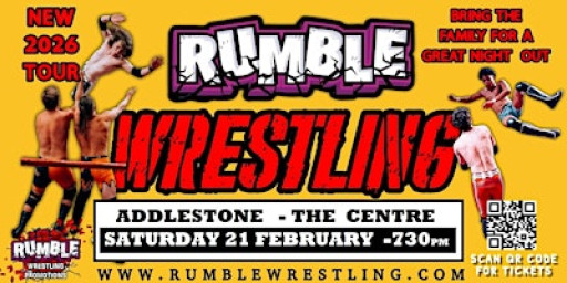 Rumble Wrestling comes to Addlestone - KIDS FOR A FIVER limited offer