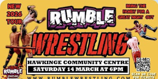 Rumble Wrestling comes to HAWKINGE -KIDS FOR A FIVER - Limited offer