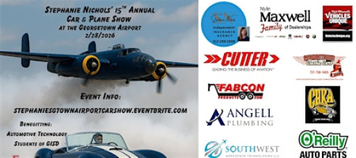 Stephanie Nichols' 15th Annual Car & Plane Show at Georgetown Airport
