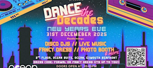 Dance the Decades NYE Fancy Dress Party