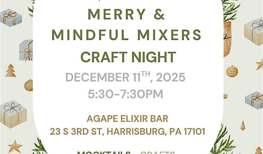 Merry & Mindful Mixers Craft Night