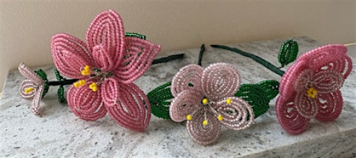 * NEW* French beaded 3D flower workshop- suitable for beginners