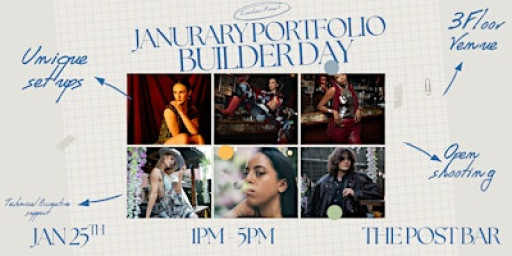 PRO PHOTOSHOOT FOR ALL : portfolio builder day