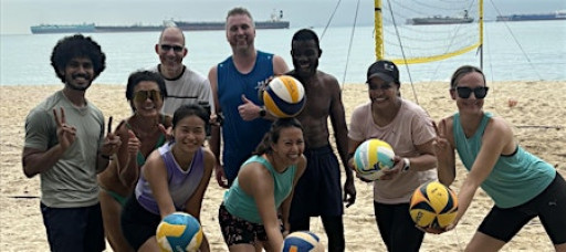 Intermediate Beach Volleyball at ECP for a charity