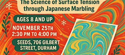 Floating Colors: The Science of Surface Tension through Japanese Marbling