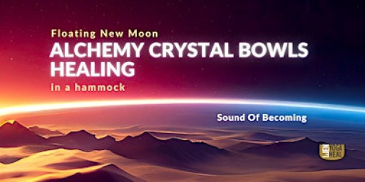 Floating New Moon CRYSTAL BOWLS HEALING in a hammock - Sound Of Becoming