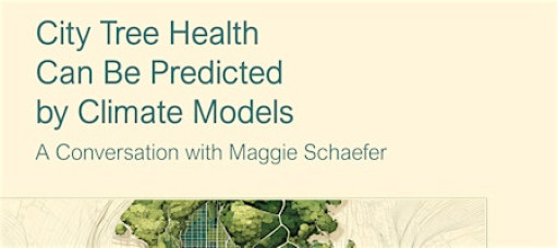 City Tree Health Can be Predicted by Climate Models