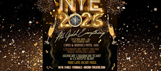 All Gold Everything - New Year's Eve at Orchid Theatre