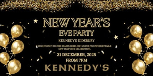*Didsbury* New Year's Eve at Kennedy's Irish Bar